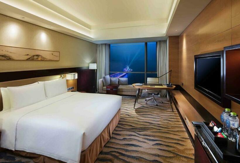 스탠다드 룸 바다 전망, Hilton Yantai Golden Coast