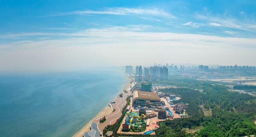 스탠다드 룸 바다 전망, Hilton Yantai Golden Coast