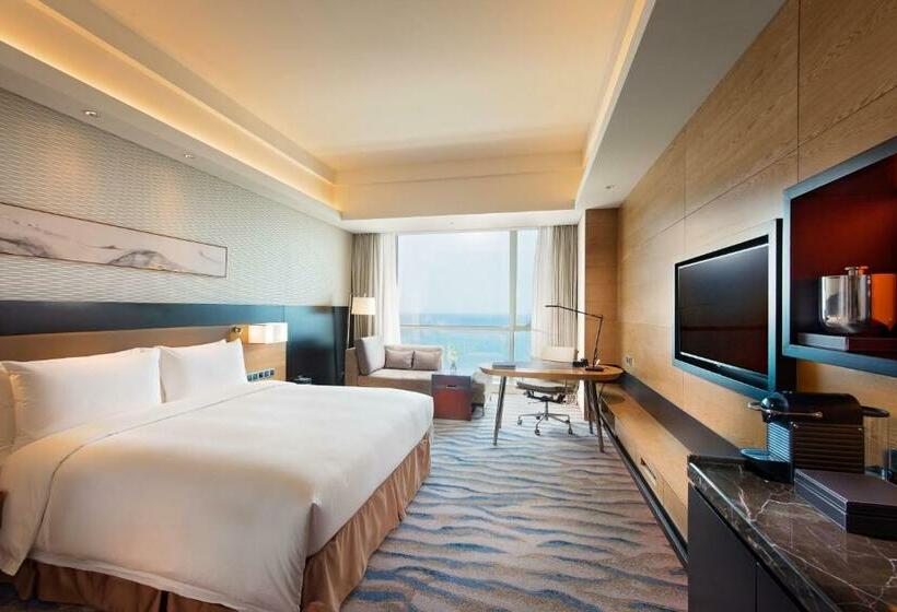 스탠다드 룸 바다 전망, Hilton Yantai Golden Coast