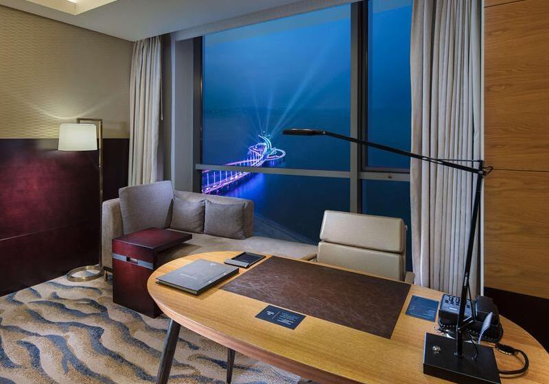 스탠다드 룸 바다 전망, Hilton Yantai Golden Coast