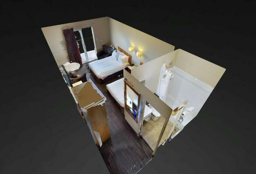 2ダブルベッドのスタンダードルーム, Pavillon Sur Mer Par Riotel