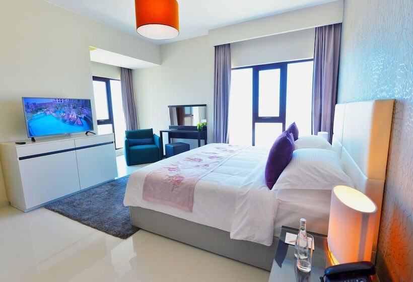 آپارتمان 1 خوابه با چشمانداز جانبی دریا, Lagoona Beach Luxury Resort And Spa