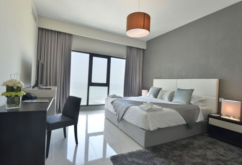 آپارتمان 1 خوابه با چشمانداز جانبی دریا, Lagoona Beach Luxury Resort And Spa