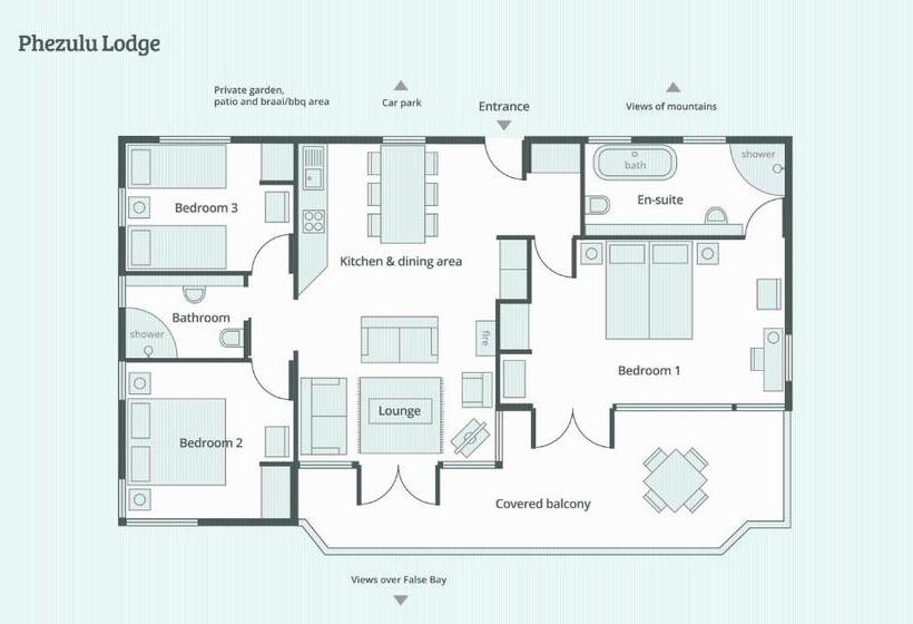 1间卧室的房子, Lalapanzi Lodge