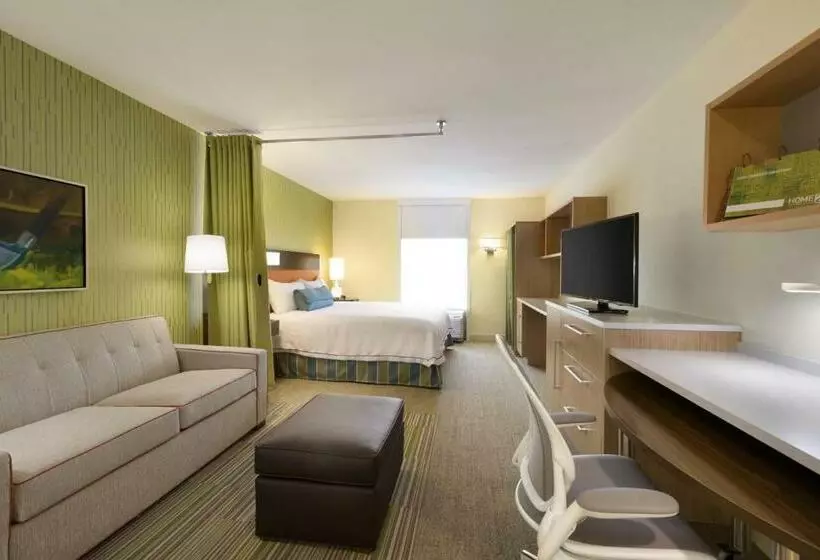キングサイズベッドのスイートルーム, Home2 Suites By Hilton Grovetown Augusta Area