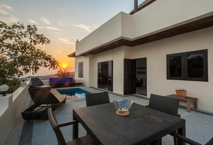 Апартаменты Пентхаус 1 Спальня, New Pop Villas, Koh Tao
