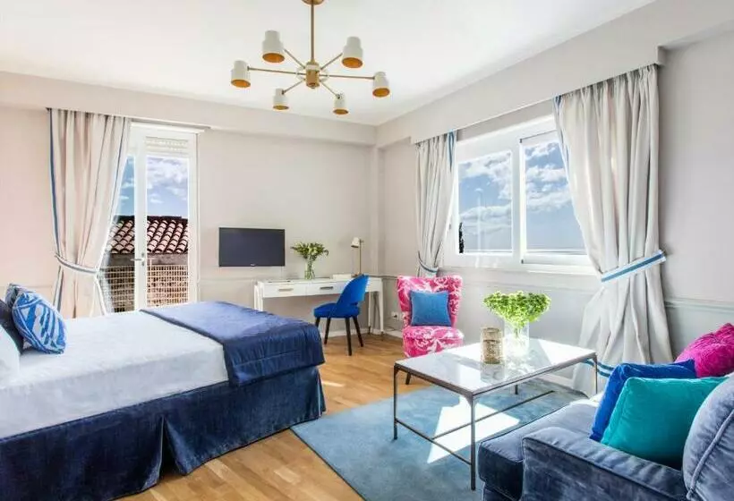オーシャンビューバルコニー付きワンベッドルームアパートメント, La Malandrina Apartments & Suites