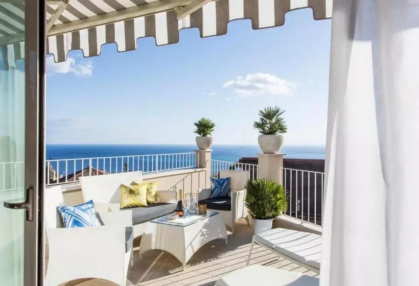 オーシャンビューのテラス付1ベッドルームアパート, La Malandrina Apartments & Suites
