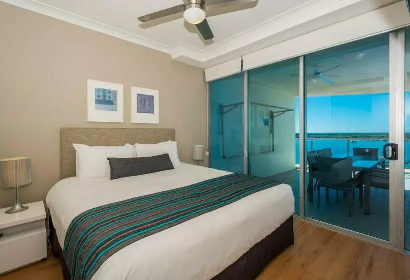 景色の見える一ベッドルームアパートメント, Silvershore Apartments On The Broadwater