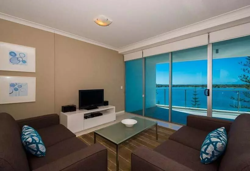 景色の見える一ベッドルームアパートメント, Silvershore Apartments On The Broadwater