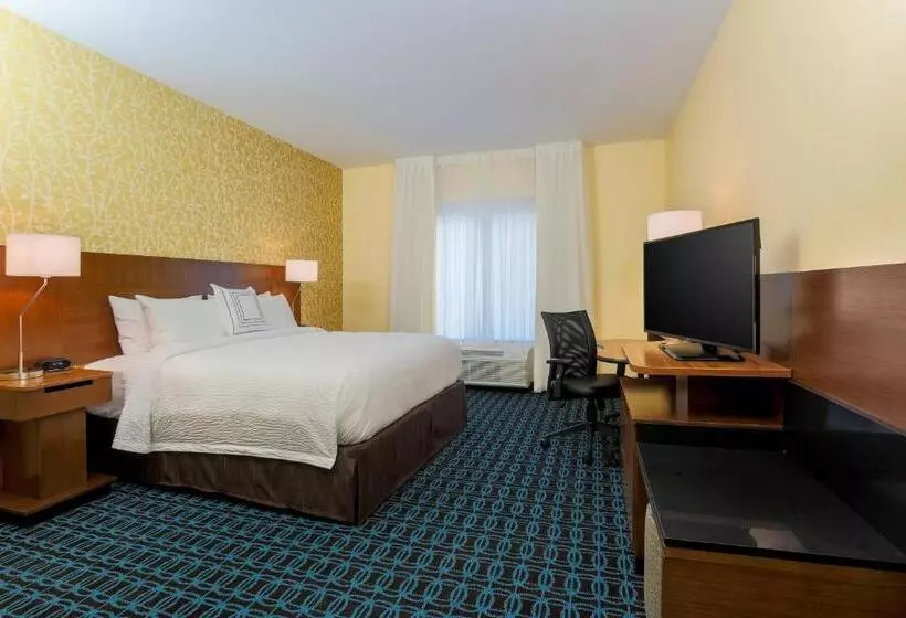 キングサイズベッドのスタンダードルーム, Fairfield Inn & Suites By Marriott Alexandria