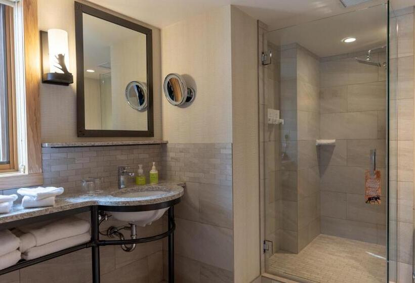 מיטת קינג בסוויטה, Moose Hotel And Suites