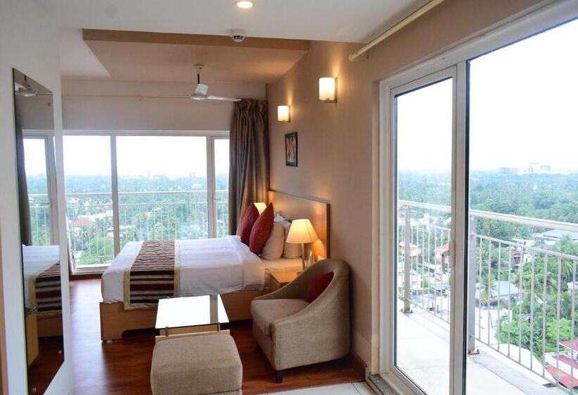 Superior suite with pool view, Starlit Suites Kochi