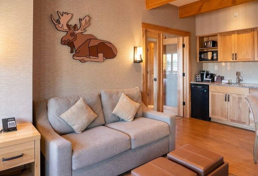 סוויטת 2 חדרי שינה, Moose Hotel And Suites