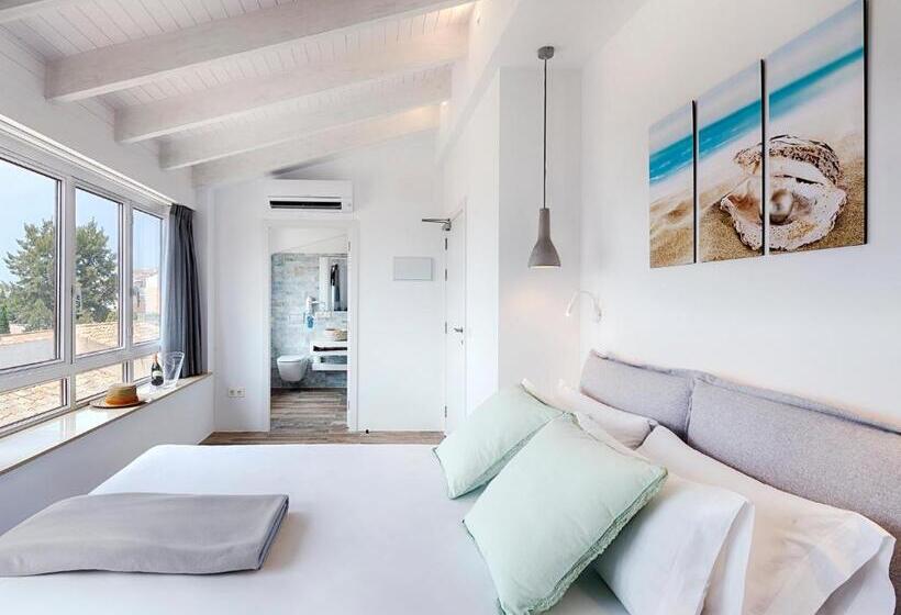 غرفة قياسية مطلّة علي البحر, Hostal Perla Blanca Altea