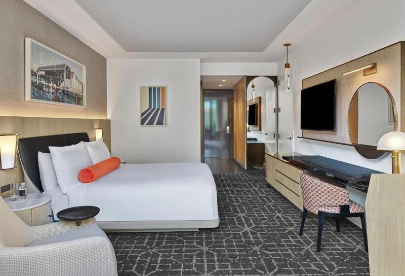 キングサイズベッドのデラックスルーム, The Crescent Hotel, Fort Worth