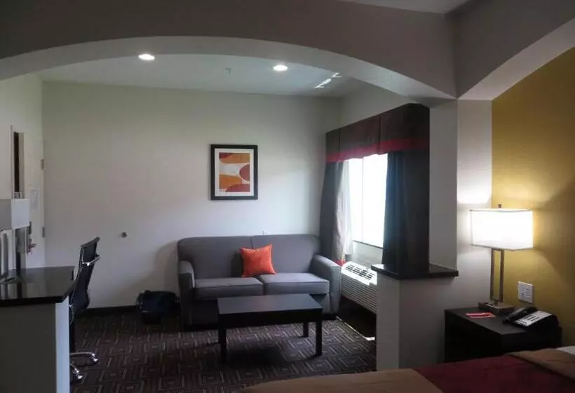キングサイズベッドのスタンダードルーム, Scottish Inns & Suites Spring   Houston North