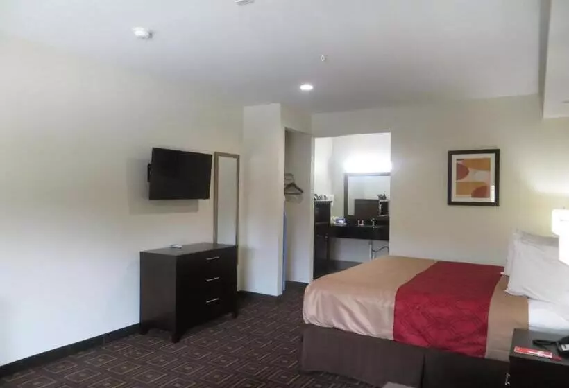 キングサイズベッドのスタンダードルーム, Scottish Inns & Suites Spring   Houston North