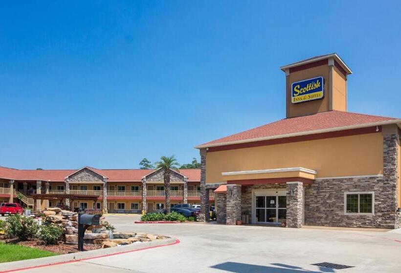 장애인을 위한 킹사이즈 침대 스탠다드 룸, Scottish Inns & Suites Spring   Houston North