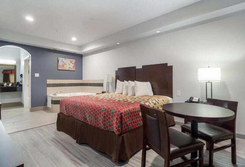 Büyük Çift Kişilik Yataklı Lüks Oda, Scottish Inns & Suites Spring   Houston North