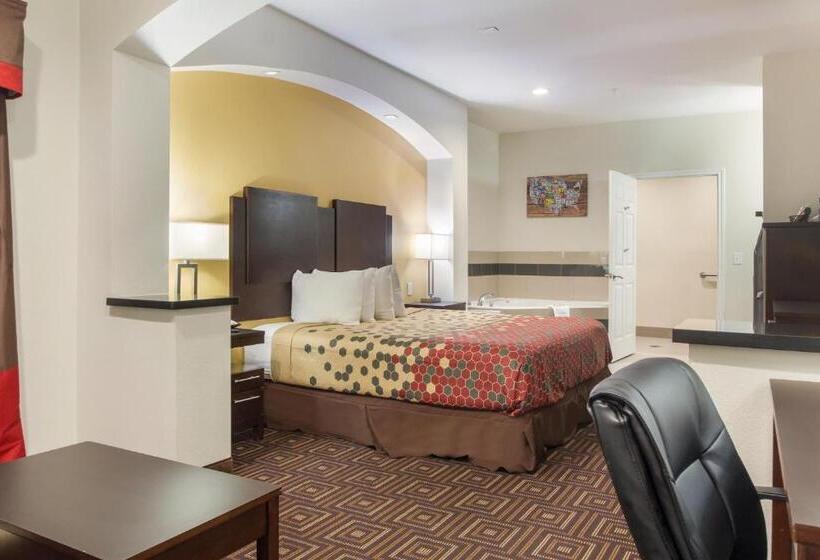 Büyük Çift Kişilik Yataklı Lüks Oda, Scottish Inns & Suites Spring   Houston North