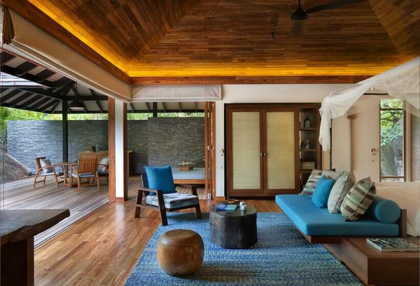 ویلای یک اتاق خوابه با استخر شنا, Six Senses Zil Pasyon, Seychelles