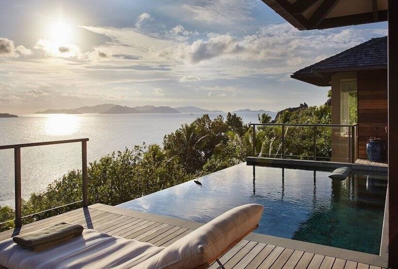 Jednopokojowa willa z basenem, Six Senses Zil Pasyon, Seychelles