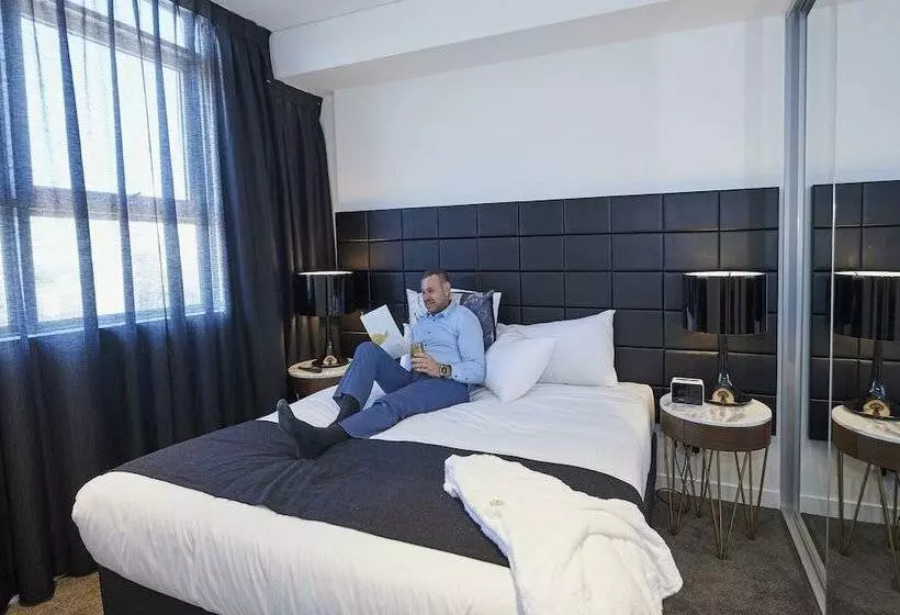 Executive-huoneisto 1 Makuuhuone, Silkari Suites At Chatswood