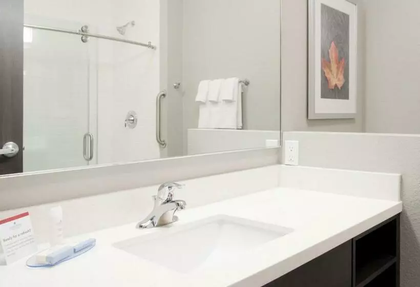 キングサイドベッドのスタンダードワンルーム, Candlewood Suites Grand Island, An Ihg