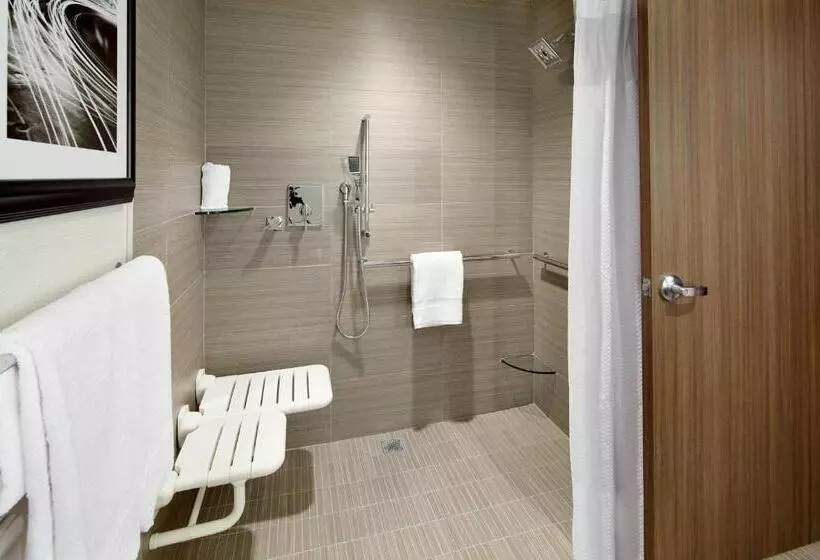 キングサイズベッドのスタンダードルーム, Courtyard By Marriott Akron Downtown