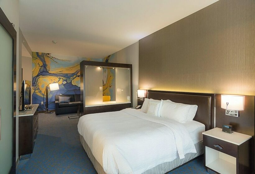 带阳台套房, Springhill Suites By Marriott Fort Worth Fossil Creek