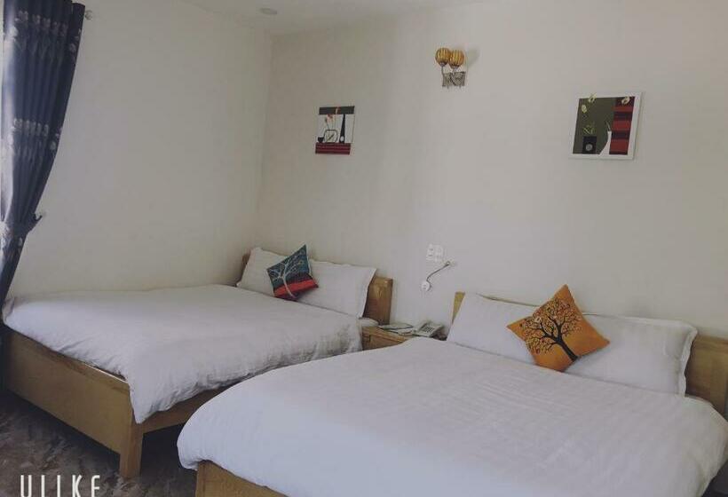 اتاق استاندارد چهارنفره با چشمانداز باغ, Villa   Hotel Nam Khang 2 Dalat