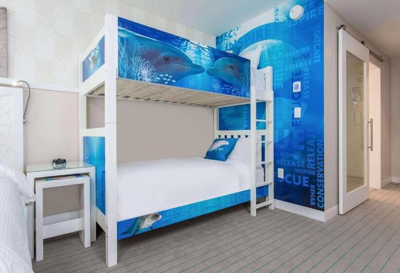 חדר סטנדרט עם מיטת קומתיים, Wyndham Grand Clearwater Beach