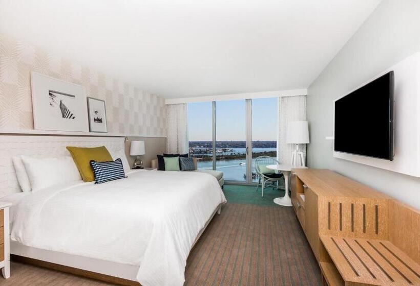 غرفة ديلوكس سرير كينج ذات إطلالة, Wyndham Grand Clearwater Beach