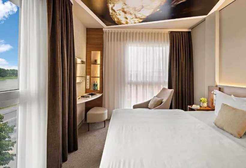 キングサイズベッドのスタンダードルーム, Hey Lou Hotel Monheim Am Rhein