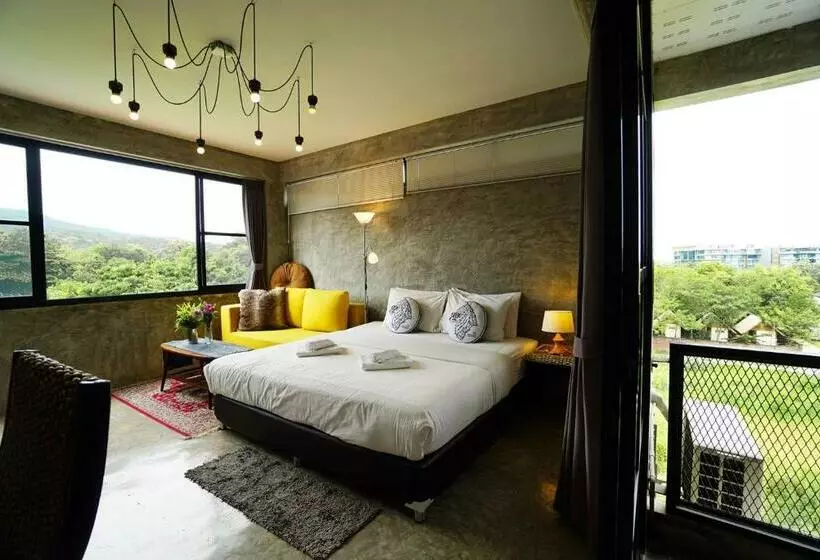 اتاق استاندارد با چشمانداز کوهستان, Rumpai Loft Habitat