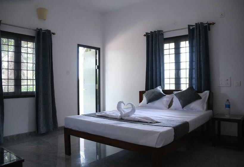 带阳台的豪华间, Sizzling Inn Pondy