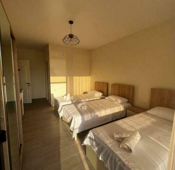 اتاق استاندارد سه تخته با چشمانداز, Heart Hotel Gonio