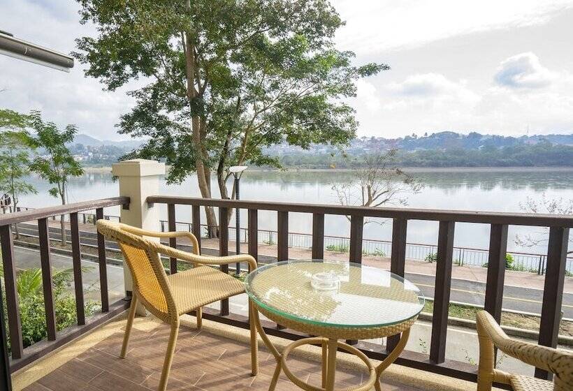 Pokój Standard Widok Rzeka, Chiangkhong Teak Garden Riverfront Onsen Hotel  Sha Extra Plus