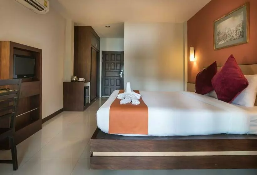 ガーデンビュースタンダードルーム, Chiangkhong Teak Garden Riverfront Onsen Hotel  Sha Extra Plus
