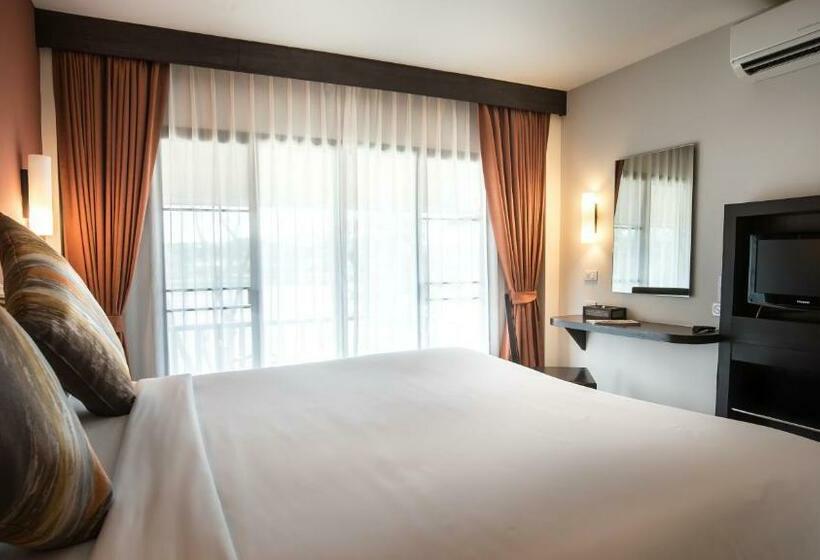 Pokój Standard Widok Ogród, Chiangkhong Teak Garden Riverfront Onsen Hotel  Sha Extra Plus