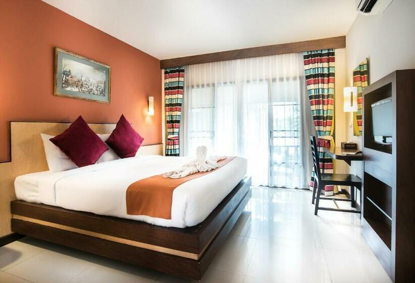 Pokój Standard Widok Ogród, Chiangkhong Teak Garden Riverfront Onsen Hotel  Sha Extra Plus