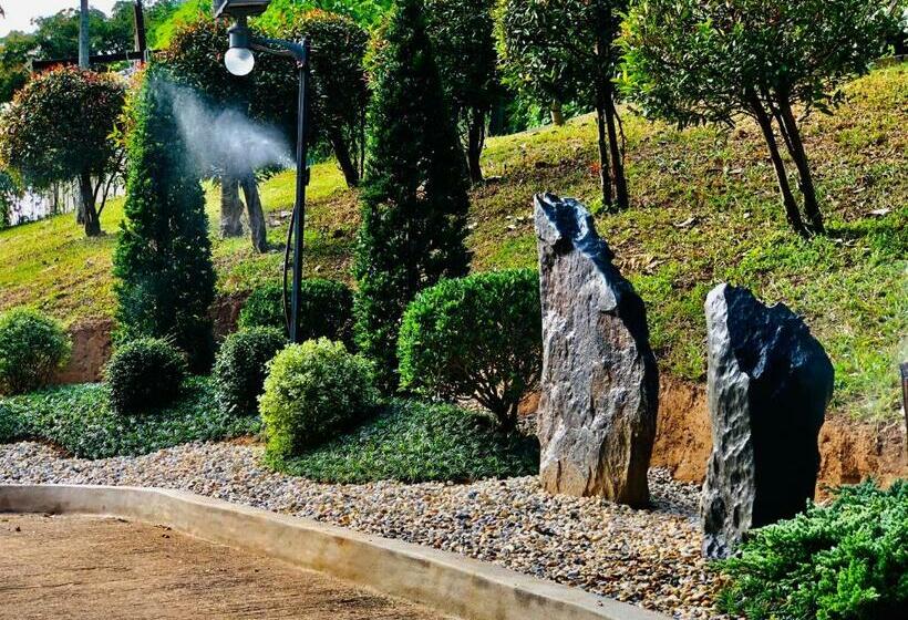 Pokój Standard Widok Ogród, Chiangkhong Teak Garden Riverfront Onsen Hotel  Sha Extra Plus