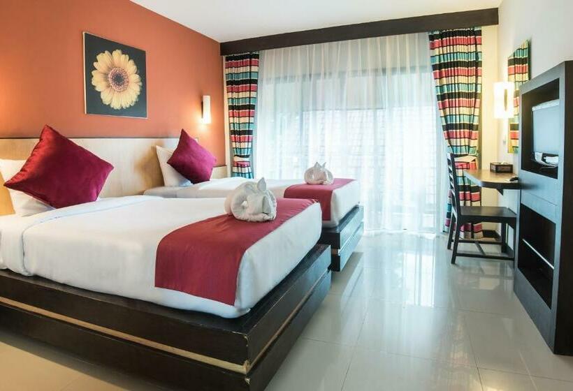 Pokój Standard Widok Ogród, Chiangkhong Teak Garden Riverfront Onsen Hotel  Sha Extra Plus