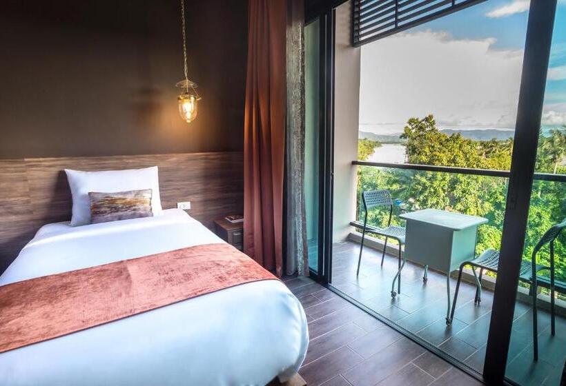 Pokój Deluxe, Chiangkhong Teak Garden Riverfront Onsen Hotel  Sha Extra Plus