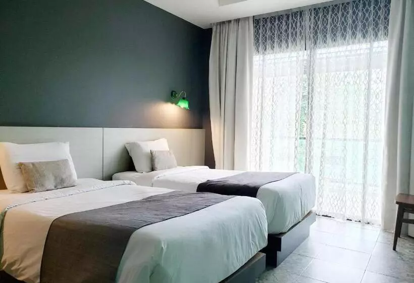 デラックスルーム, Chiangkhong Teak Garden Riverfront Onsen Hotel  Sha Extra Plus