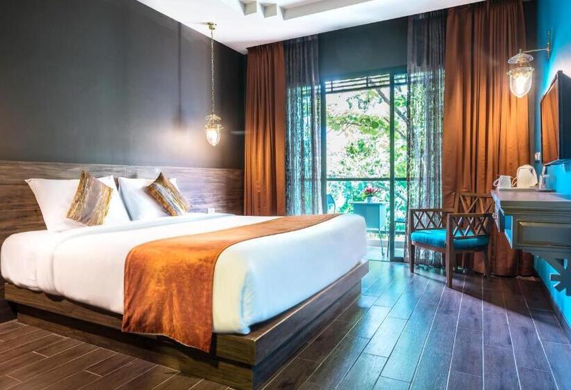 Номер Deluxe, Chiangkhong Teak Garden Riverfront Onsen Hotel  Sha Extra Plus