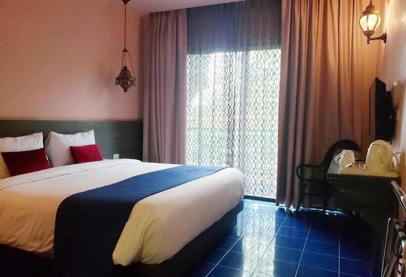 Pokój Deluxe, Chiangkhong Teak Garden Riverfront Onsen Hotel  Sha Extra Plus