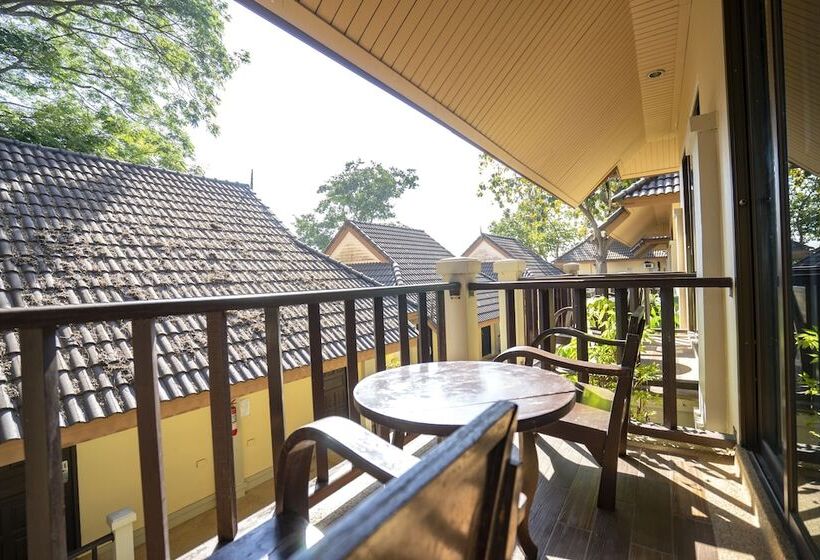 Pokój Standard Widok Ogród, Chiangkhong Teak Garden Riverfront Onsen Hotel  Sha Extra Plus