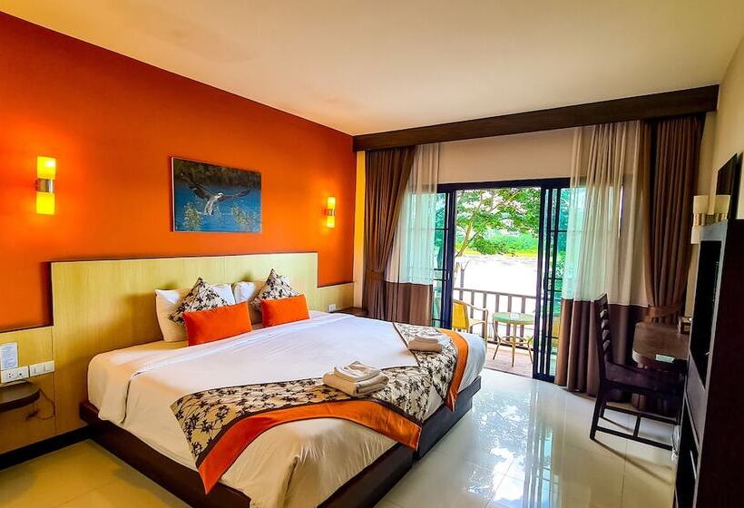 Номер Стандарт Вид на Реку, Chiangkhong Teak Garden Riverfront Onsen Hotel  Sha Extra Plus